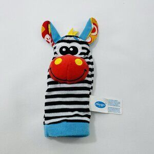 Playgro Sock Finger Puppet Zebra Jungle Friend Baby Infant Animal Plush Toy Kid